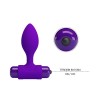 10 Fonksiyonlu Titreşimli Anal Plug - Mavi