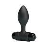 10 Fonksiyonlu Titreşimli Anal Plug - Siyah