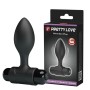 10 Fonksiyonlu Titreşimli Anal Plug - Siyah