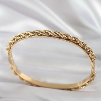 316L Çelik Gold Renk Burgu Zincir Model Kadın Kelepçe 316L Çelik Gold Renk Burgu Zincir Model Kadın Kelepçe