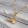 316L Çelik Gold Renk Zirkon Taşlı Balık Kuyruğu Model Kadın Kolye 316L Çelik Gold Renk Zirkon Taşlı Balık Kuyruğu Model Kadın Kolye