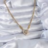 316L Çelik Gold Renk Zirkon Taşlı Kalp Model Sonsuzluk Detay Kadın Kolye 316L Çelik Gold Renk Zirkon Taşlı Kalp Model Sonsuzluk Detay Kadın Kolye